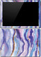 Blue Violet Watercolor Geode Surface Pro (2017) Skin